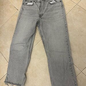 Zara Light Gray Denim Jeans